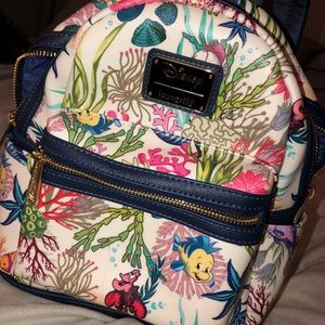 Disney LoungeFly Little Mermaid Mini Backpack!!!